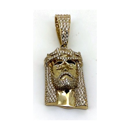 Medalla cristo de oro 18k